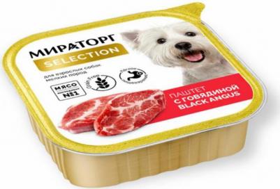 Влажный корм для собак мелких пород Selection Паштет с говядиной, 100 г – фото 3