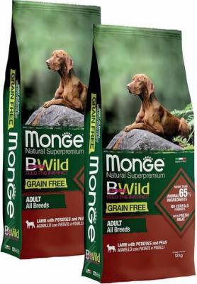 Bwild Dog Grain Free беззерновой корм из мяса ягненка с картофелем, горохом для взрослых собак – фото 4