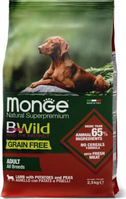 Bwild Dog Grain Free беззерновой корм из мяса ягненка с картофелем, горохом для взрослых собак – фото 16