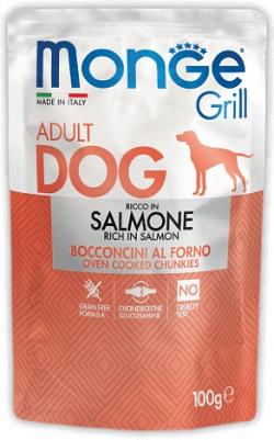 Grill Pouch влажный корм для собак, с кусочками свежайшего мяса лосося, 100 г – фото 8