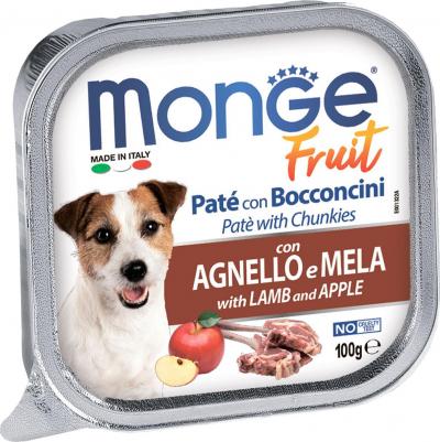 Консервы Dog Fruit Pate and Chunkies with Lamb & Apple паштет и кусочки с ягненком и яблоком для собак 100г – фото 4