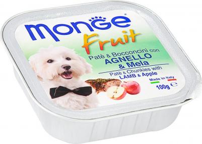 Консервы Dog Fruit Pate and Chunkies with Lamb & Apple паштет и кусочки с ягненком и яблоком для собак 100г – фото 5