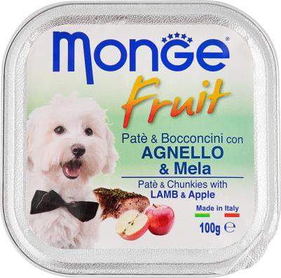 Консервы Dog Fruit Pate and Chunkies with Lamb & Apple паштет и кусочки с ягненком и яблоком для собак 100г – фото 10