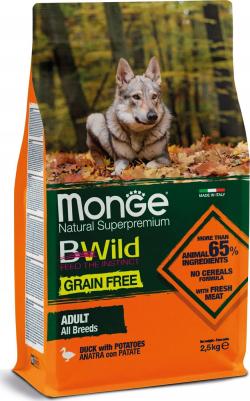 Сухой корм Adult Dog All Breed Grain Free with Duck & Potatoes беззерновой с уткой и картофелем для собак 12кг – фото 6