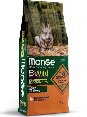 Сухой корм Adult Dog All Breed Grain Free with Duck & Potatoes беззерновой с уткой и картофелем для собак 12кг – фото 14