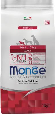 Сухой корм Daily Line Adult Dog Mini Rich in Chicken с курицей для взрослых собак мелких пород 3кг – фото 5