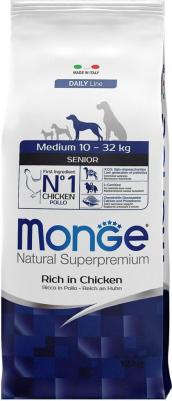 Сухой корм Daily Line Senior Dog Medium Rich in Chicken с курицей для пожилых собак средних пород 12кг – фото 1