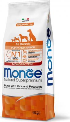 Сухой корм Dog Speciality Line Monoprotein для щенков всех пород утка с рисом и картофелем – фото 3