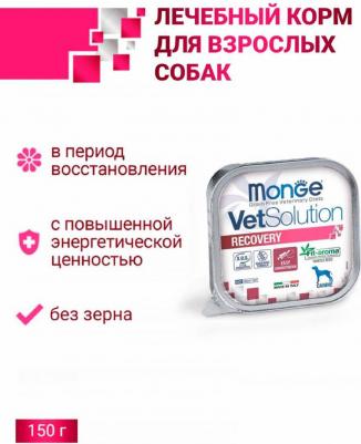 VetSolution Dog Recovery влажная диета для собак Рекавери, 24шт. х 150 г