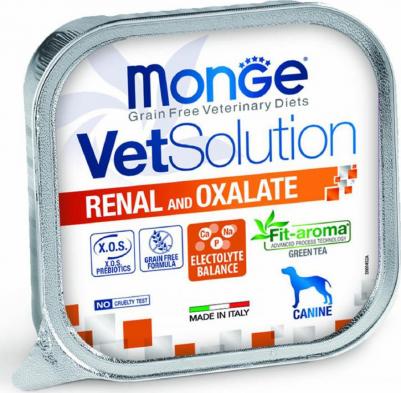 Влажный корм для собак VetSolution Renal and Oxalate, для поддержания функции почек при хронической недостаточности 1 уп. х 24 шт. х 150 г – фото 8