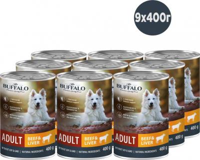 ADULT Влажный корм для взрослых собак всех пород, говядина и печень, 400 г – фото 6