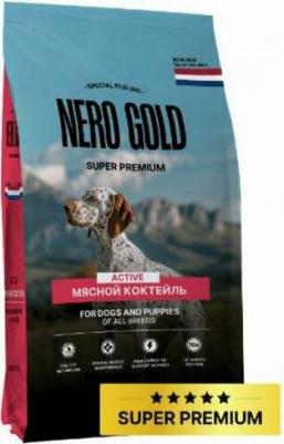 сухой корм для собак и щенков всех возрастов "Мясной коктейль", All life Stages, 3 Meat Recipe, ACTIVE 4670236595869 – фото 1