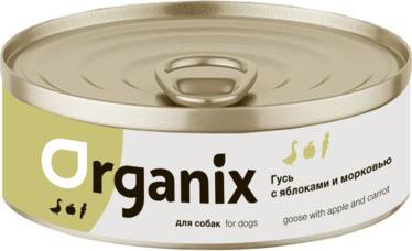 Консервы для собак фрикасе из гуся с яблоками и морковкой 100г/24шт