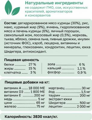 Сухой корм для собак Adult Dog Small, курица, 2.5кг – фото 6