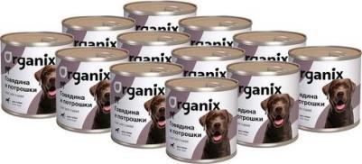 Влажный корм для собак, с говядиной и потрошками, 12шт, 750г