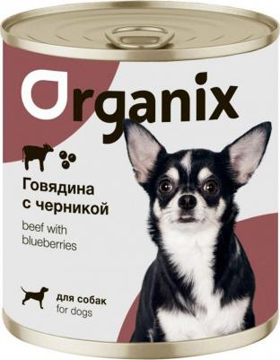 Влажный корм для собак Заливное из говядины с черникой 750 г – фото 3