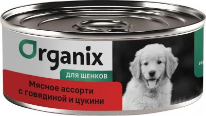Влажный корм Мясное ассорти с говядиной и цукини для щенков 400 г – фото 2