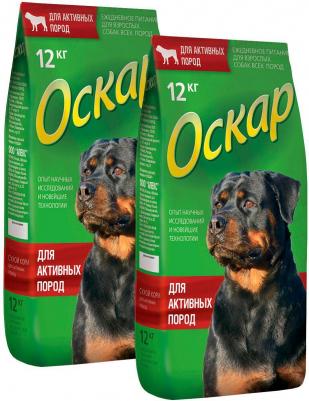 Сухой корм для собак Для активных, все породы, мясо, 12кг – фото 1