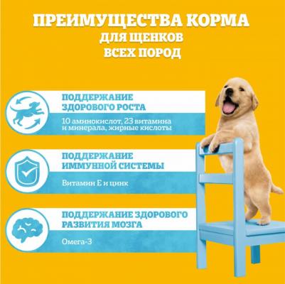 Сухой корм Vital Protection с курицей для щенков всех пород с 2-х месяцев 13кг – фото 15