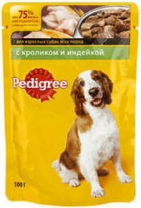 Влажный корм для взрослых собак всех пород с кроликом и индейкой 85г – фото 10