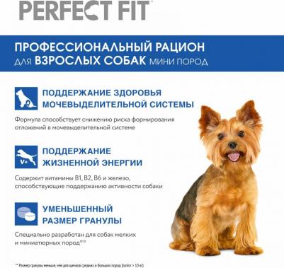 Сухой корм Adult 1+ Rich in Chicken с курицей для взрослых собак мелких и миниатюрных пород старше одного года 6кг – фото 1