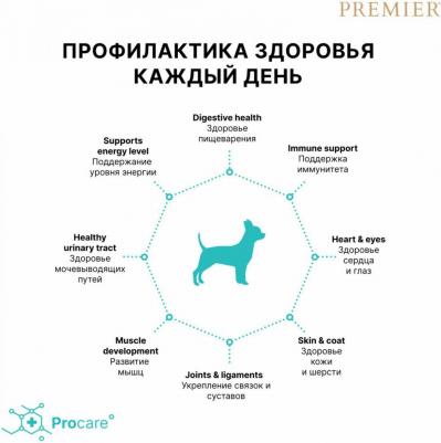 Корм для собак Dog для мелких пород, свежее мясо ягненка с индейкой сух.1кг – фото 3