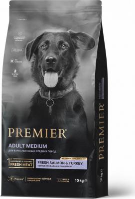 Корм для собак Dog для средних пород, свежее филе лосося с индейкой сух.1кг – фото 4