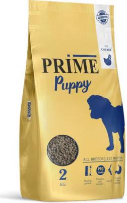 Сухой корм PUPPY для щенков всех пород 2-12 мес. с курицей, 2кг