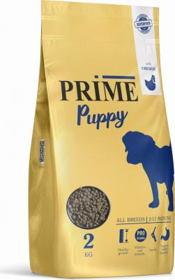 Сухой корм PUPPY для щенков всех пород 2-12 мес. с курицей, 2кг – фото 2