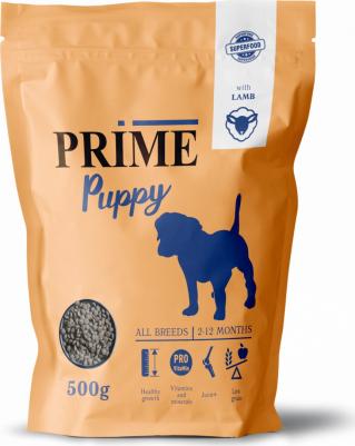 Сухой корм PUPPY для щенков всех пород 2-12 мес. с ягненком, 500г