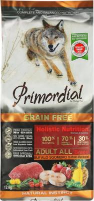 Сухой корм Grain Free Holistic Dog Adult All Breed with Buffalo & Mackerel беззерновой с буйволом и макрелью для собак 12кг – фото 2