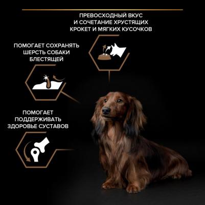 Корм для собак Duo Delice для мелких и карликовых пород говядина, рис сух. 700г – фото 5