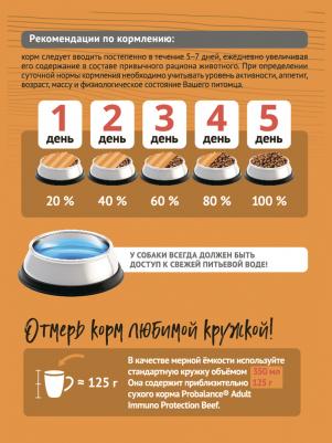 Корм для собак Immuno Adult сухой говядина, 15 кг – фото 1