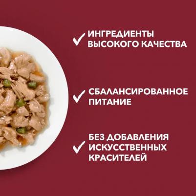 Корм для собак для чувствительной кожи c лососем рисом и морковью в подливе 85г – фото 7
