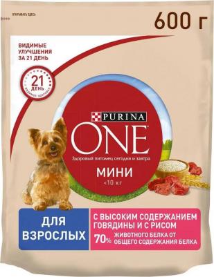 Корм для собак говядина срисом 600 гр – фото 1