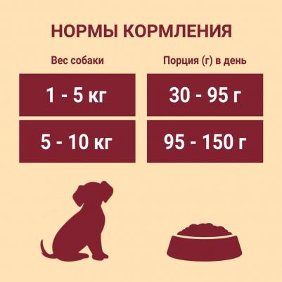 Сухой корм для собак мелких и карликовых пород с высоким содержанием говядины и рисом, 1,5 кг – фото 18