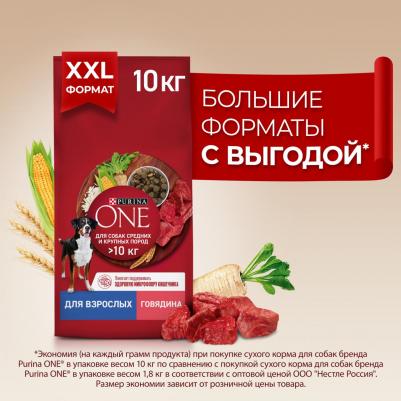 Сухой корм для собак средних и крупных пород с высоким содержанием говядины и рисом, 10 кг – фото 14