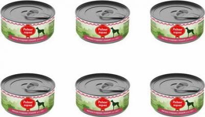 Консервы Мясное угощение с Языком для собак 100г – фото 1