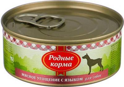 Консервы Мясное угощение с Языком для собак 100г – фото 4