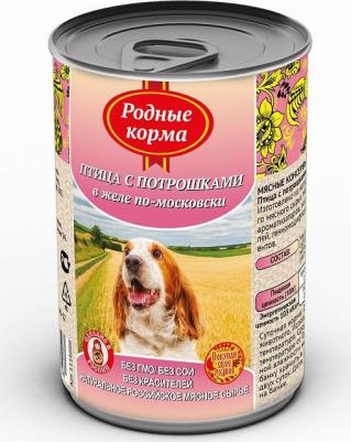 Консервы Птица с потрошками в желе по-московски для собак 410г – фото 18