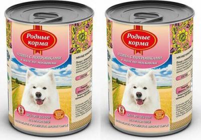 Консервы Птица с потрошками в желе по-московски для собак 410г