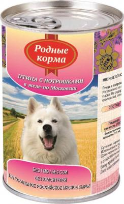 Консервы Птица с потрошками в желе по-московски для собак 970г – фото 13