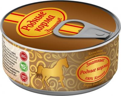 Знатные влажный корм для собак, фарш из конины, в консервах - 340 г – фото 2