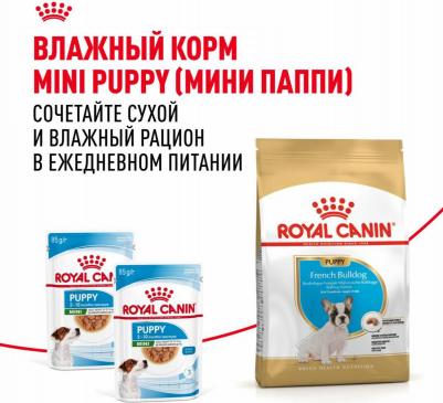 Корм для щенков French Bulldog Puppy для породы Французский бульдог до 12 мес. сух. 3кг – фото 6