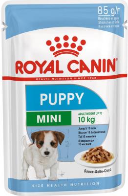 Корм для щенков Mini Puppy для мелких пород, соус пауч 85г