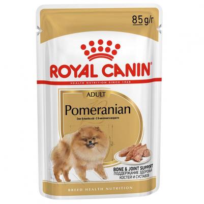 Корм для собак Pomeranian для породы Померанский шпиц старше 8 месяцев пауч 85г – фото 3
