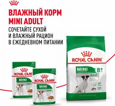 Корм для собак Size Mini Adult +8 для мелких пород старше 8 лет сух. 2кг – фото 1