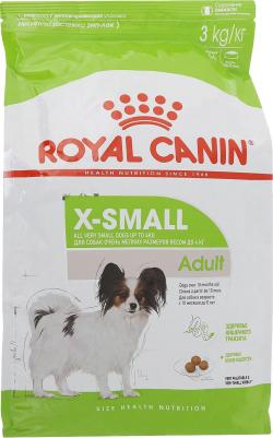Корм для собак Size X-Small Adult для миниатюрных пород от 10 месяцев до 8 лет сух. 3кг – фото 1