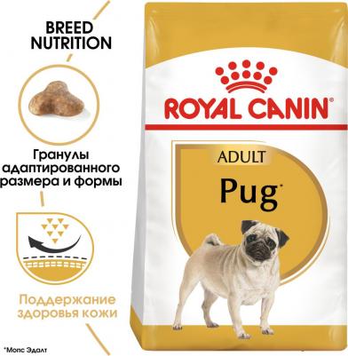 Сухой корм Adult Pug для собак от 10 месяцев породы Мопс 1,5кг – фото 5