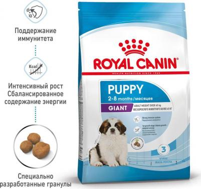 Сухой корм для щенков Puppy Giant, птица, 15кг – фото 8